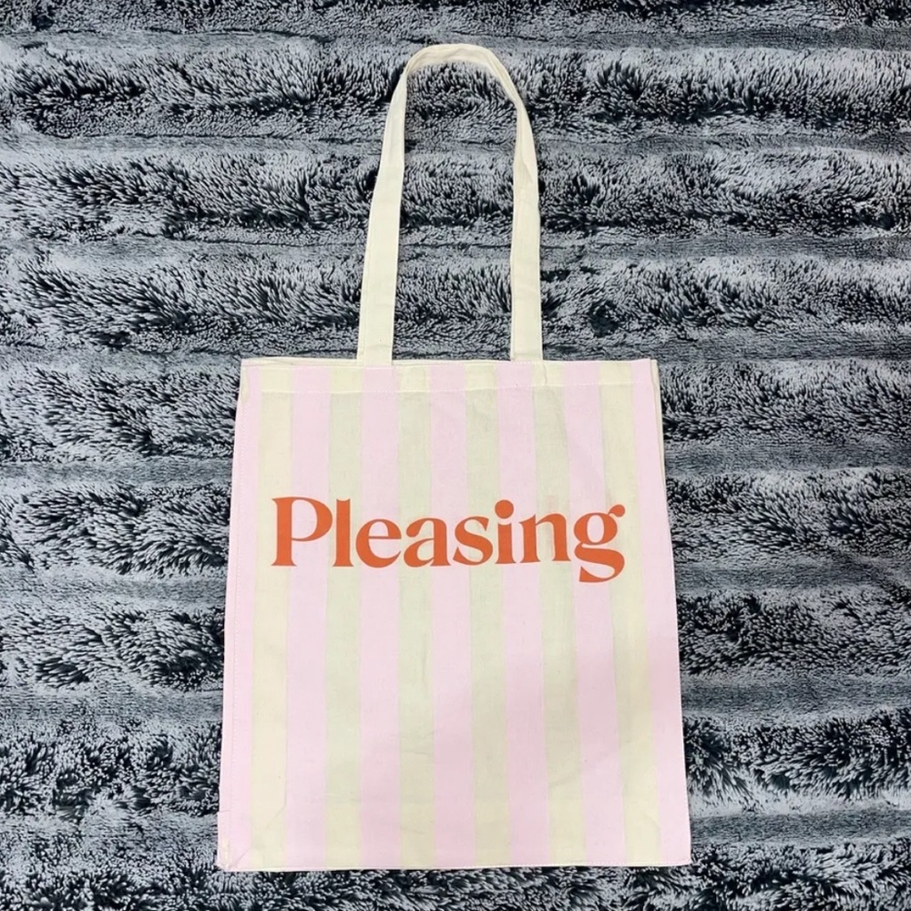 Pleasing Harry Styles One Direction Pink Shopping Tote Bag from PopUp